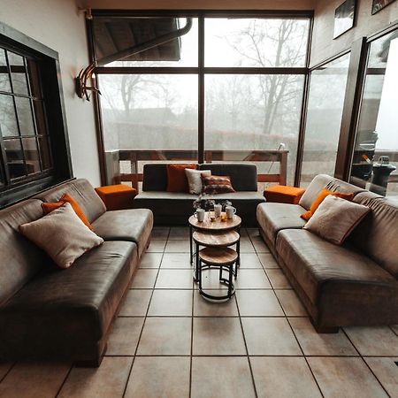 Le Grand Cerf 25 Pers, Malmedy- Chalet Rustique, Jardin מראה חיצוני תמונה