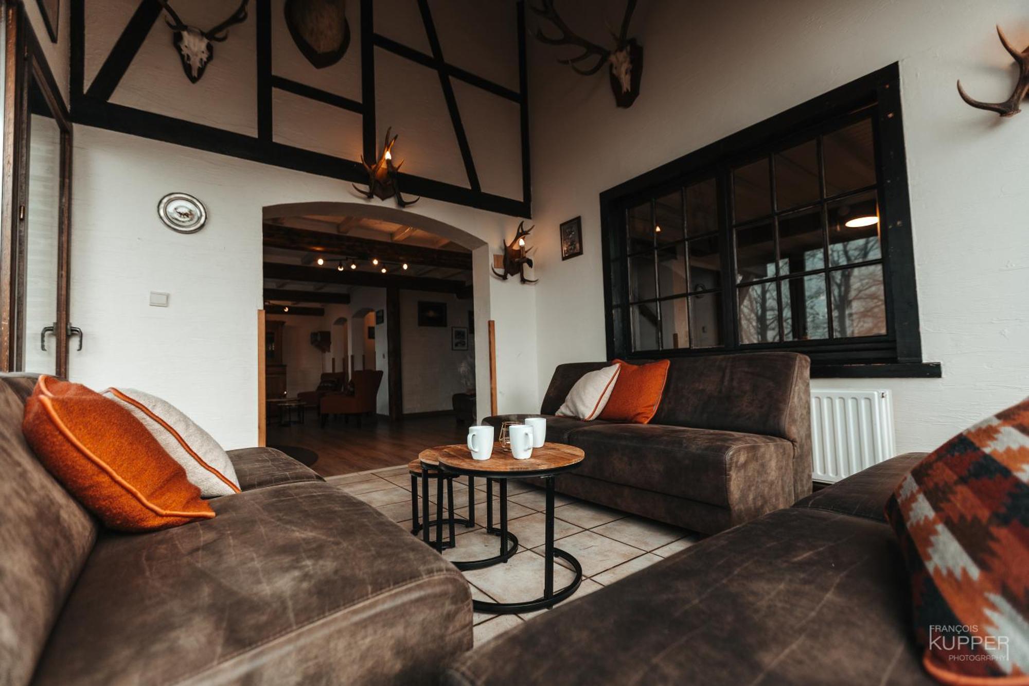Le Grand Cerf 25 Pers, Malmedy- Chalet Rustique, Jardin מראה חיצוני תמונה