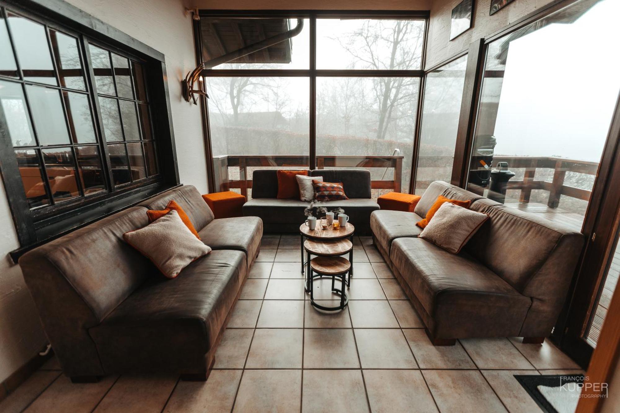 Le Grand Cerf 25 Pers, Malmedy- Chalet Rustique, Jardin מראה חיצוני תמונה